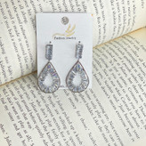 گوشواره کریستال اشکی