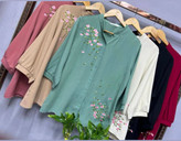 117 - شومیز گلدوزی قواره دار
